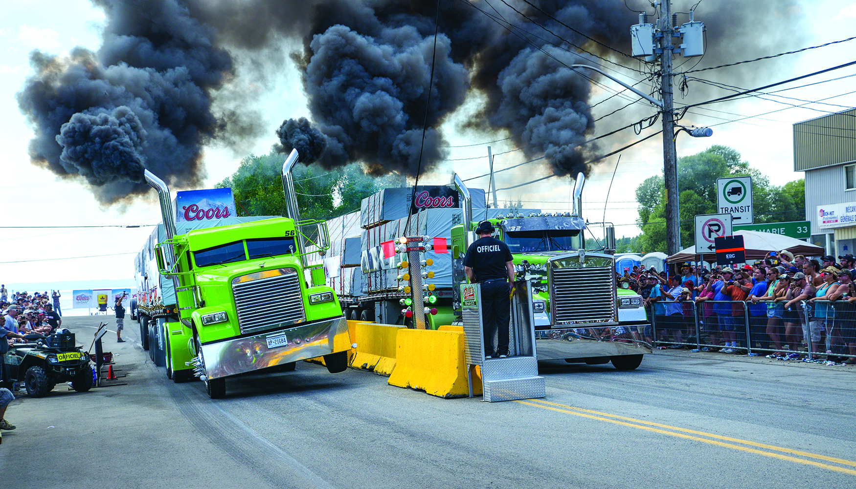 The truck races of Notre-Dame-du-Nord