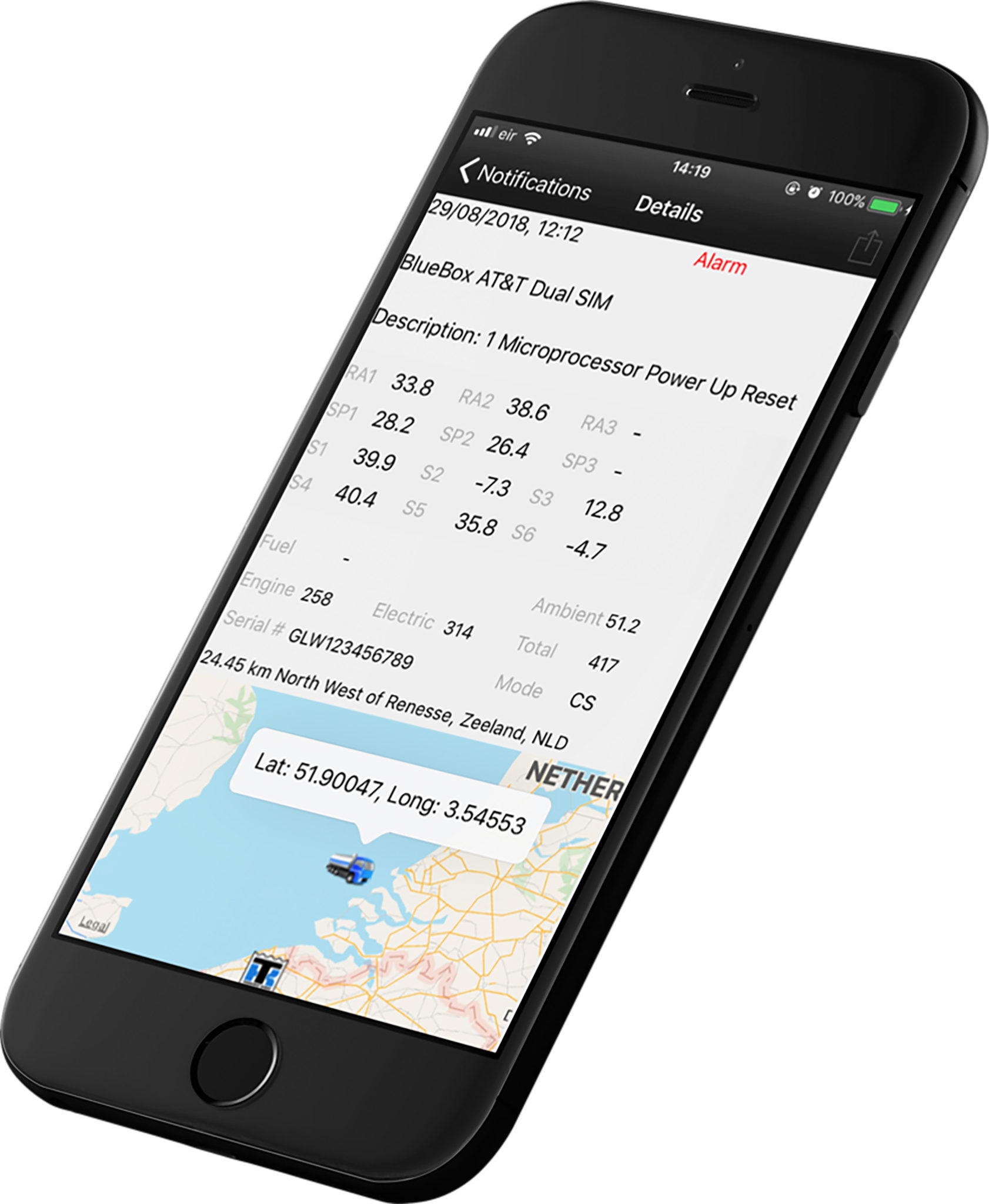 Thermo King Tracking app